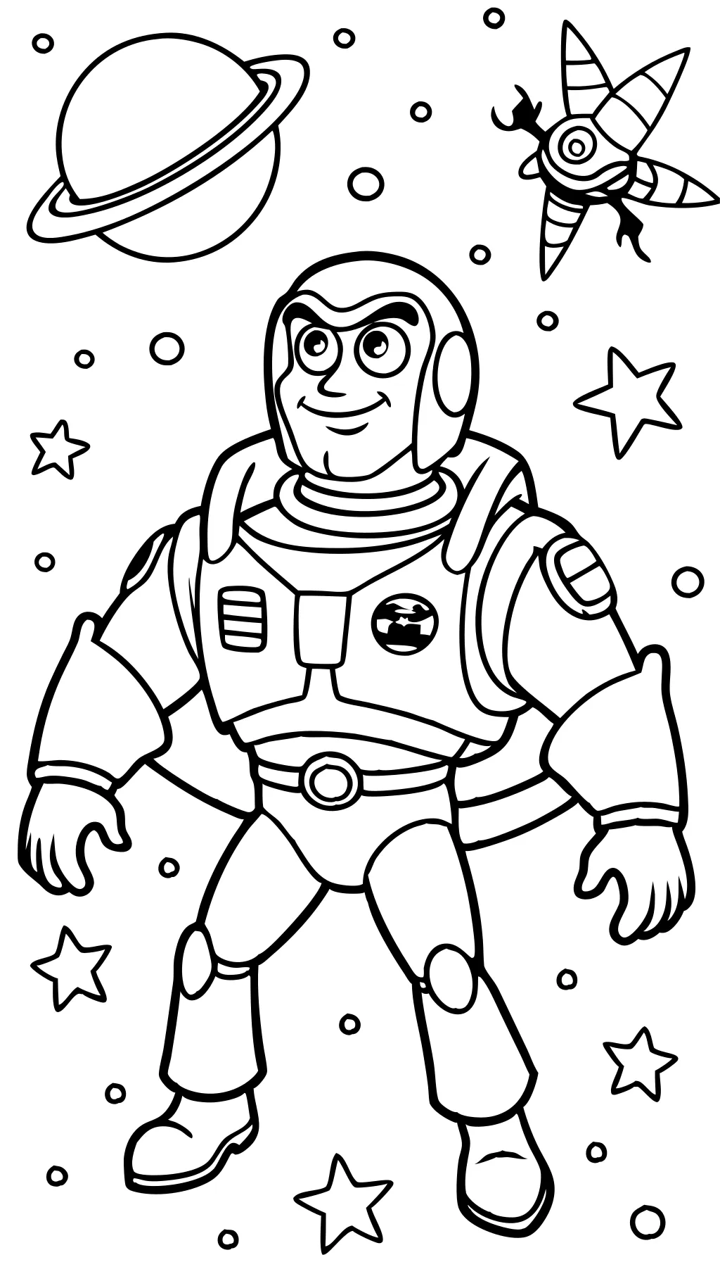 coloriages de buzz de toy story